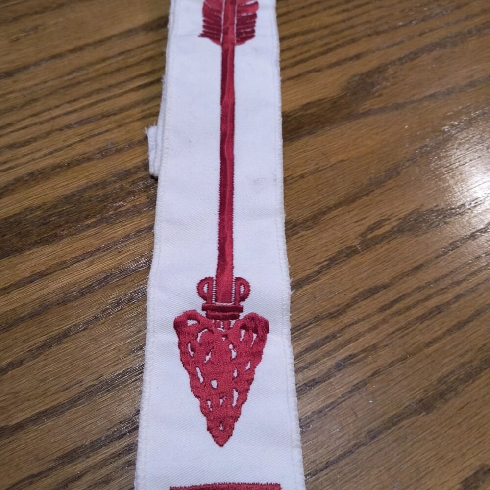 Vintage Order of the Arrow Boy Scouts of America 26" Brotherhood Sash